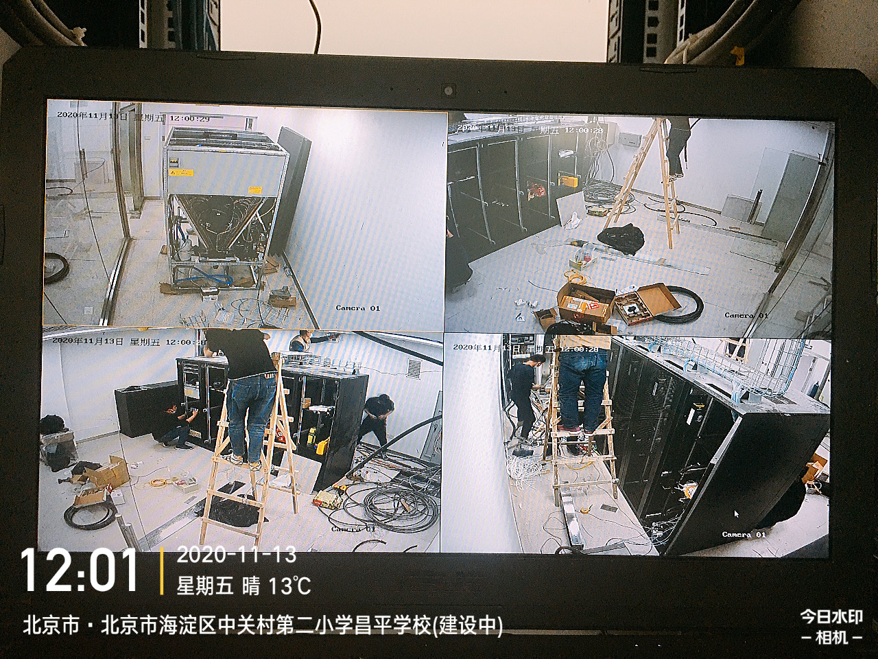 浙江中关村二小监控门禁工程